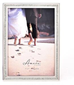 Amore Silver Sparkle Border Photo Frame