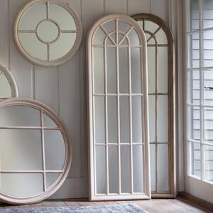 Amesbury Arched Window Full Length Leaner Mirror