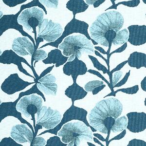 Linda Barker Evergreen Flower Fabric Blue