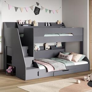 Slick Staircase Triple Bunk Bed