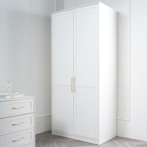 Austen Double Wardrobe, White