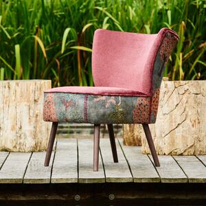 Linda Barker Bonsai Garden Velvet Armchair Pink