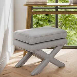 Rhode Linen Blend Footstool