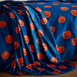 Catherine Lansfield Halloween Pumpkins Throw Blanket 130cm x 170cm