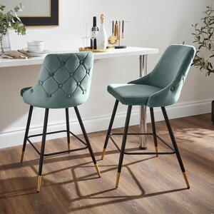 Ariana Bar Stool, Velvet