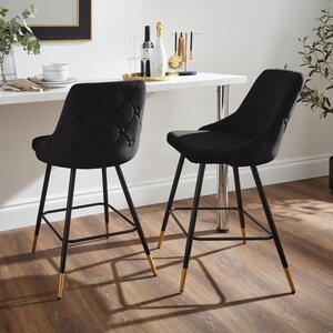 Ariana Bar Stool, Velvet