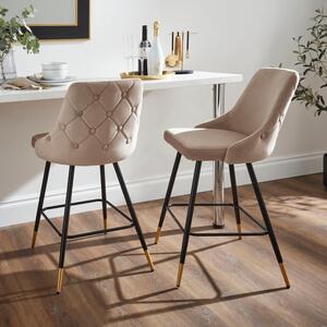 Ariana Bar Stool, Velvet