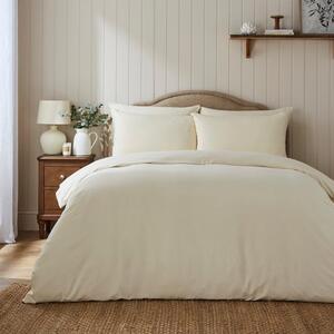 Super Soft Microfibre Plain Duvet Cover and Pillowcase Set