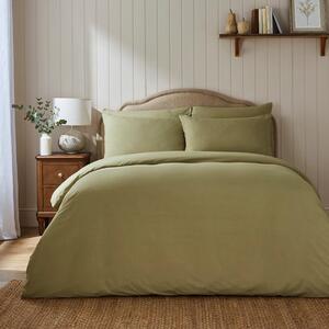 Super Soft Microfibre Plain Duvet Cover and Pillowcase Set