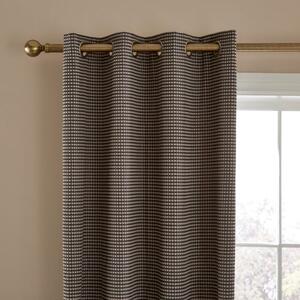 Chenille Spot Thermal Eyelet Curtains