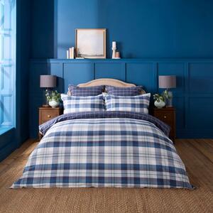 Dorma Maison Check Brushed Cotton Duvet Cover and Pillowcase Set