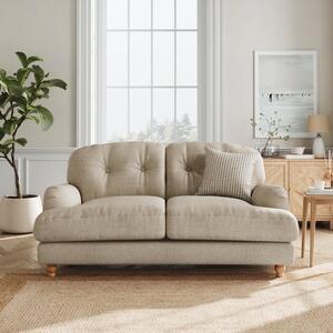 Martha Faux Linen 2 Seater Sofa