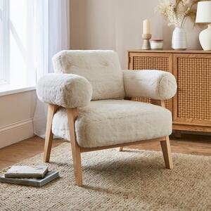 Brynn Supersoft Faux Fur Accent Chair