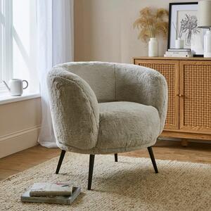 Bella Supersoft Faux Fur Cocktail Chair