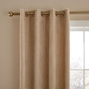 Chenille Spot Thermal Eyelet Curtains