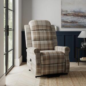 Edith Check Pattern Rise and Recline Chair