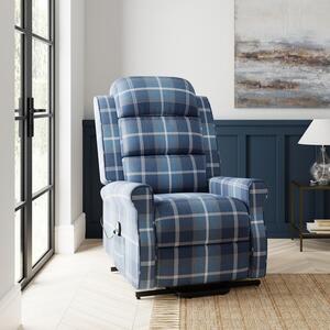 Edith Check Pattern Rise and Recline Chair