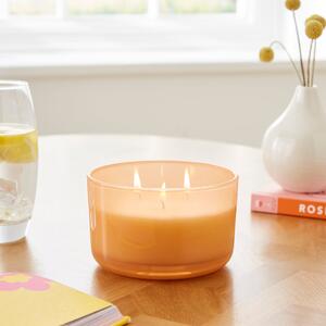 Mango and Orchid Wick Candle Orange