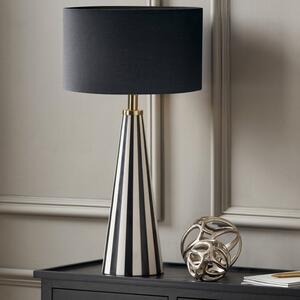 Alejo Stripe Conical Resin Table Lamp