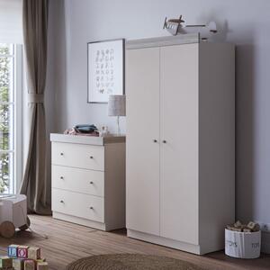 Little Acorns Burlington 3 Drawer Chest and Wardrobe Nursery Set