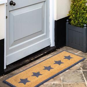 Cedar & Sage Multi Star Coir Double Doormat