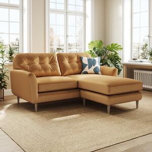 Sven Opulent Velvet Reversible Corner Chaise Sofa