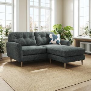 Sven Chunky Chenille Reversible Corner Chaise Sofa