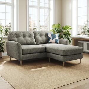 Sven Chunky Chenille Reversible Corner Chaise Sofa