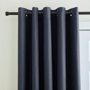 Berlin Blackout Eyelet Door Curtains