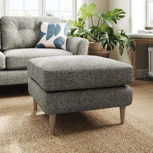 Sven Chunky Chenille Footstool