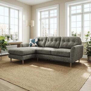 Sven Chunky Chenille Large Corner Chaise Sofa