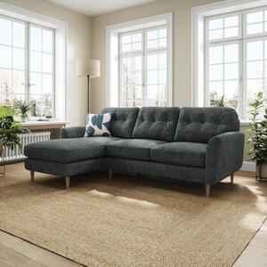 Sven Chunky Chenille Large Corner Chaise Sofa