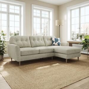 Sven Chunky Chenille Large Corner Chaise Sofa