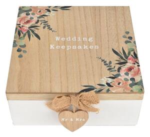 Love Story Wedding Keepsake Box