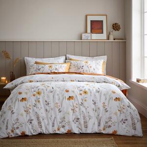 Autumn Meadow Brushed Cotton Duvet Cover and Pillowcase Set