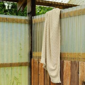 Piglet Birch Basketweave Cotton Bath Sheet Size 39in x 59in (100cm x 150cm)