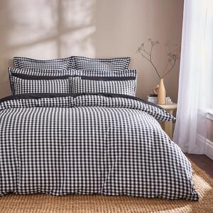 Portloe Woven Gingham Duvet Cover & Pillowcase Set