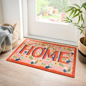 Marvel Floral Home Washable Doormat