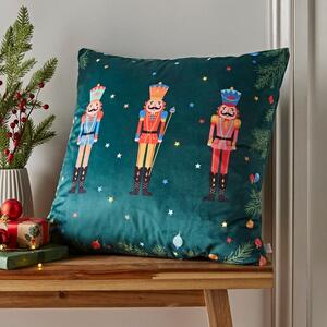 Catherine Lansfield Nutcracker Light Up Cushion