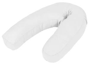 132973 Pregnancy Pillow J-Shaped 54x43 cm White