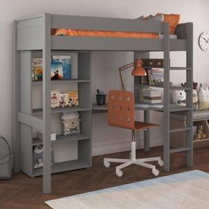 Stompa Classic Highsleeper with Desk and Bookcase