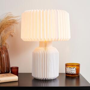 Pahal Origami Paper Table Lamp White