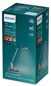 Philips Einstein Integrated LED Desk Lamp Grey