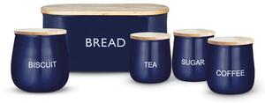 TOWER 5 Piece Round Canister Set