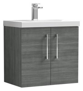 Arno Wall Mounted 2 Door Vanity Unit with Basin