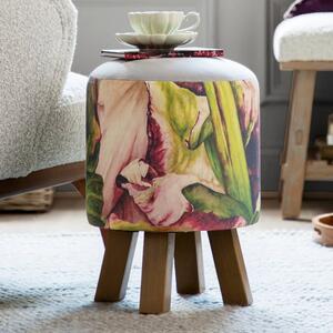 Monty Fabric Footstool