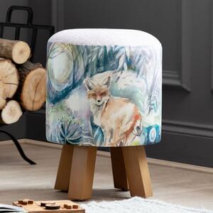 Monty Fabric Footstool