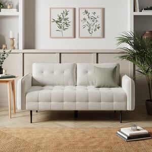 Sadie Quilted Chunky Soft Chenille 3 Seater Sofa