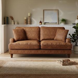 Beatrice Faux Leather 3 Seater Sofa