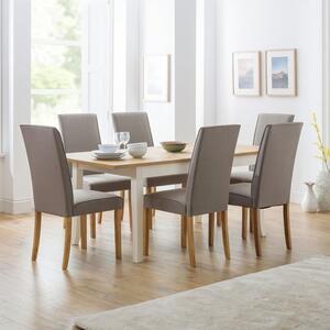 Seville Set Of 2 Dining Chairs, Oak